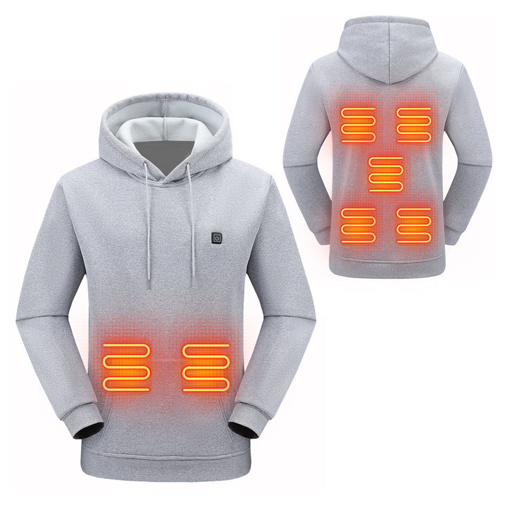Women's Hooded Heated Jacket with Multiple Heating Zones | Winter