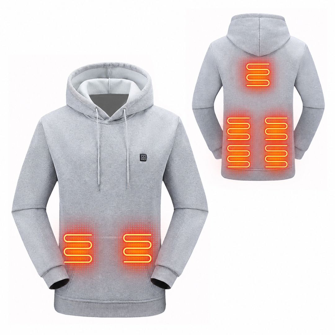 Women's Hooded Heated Jacket with Multiple Heating Zones | Winter