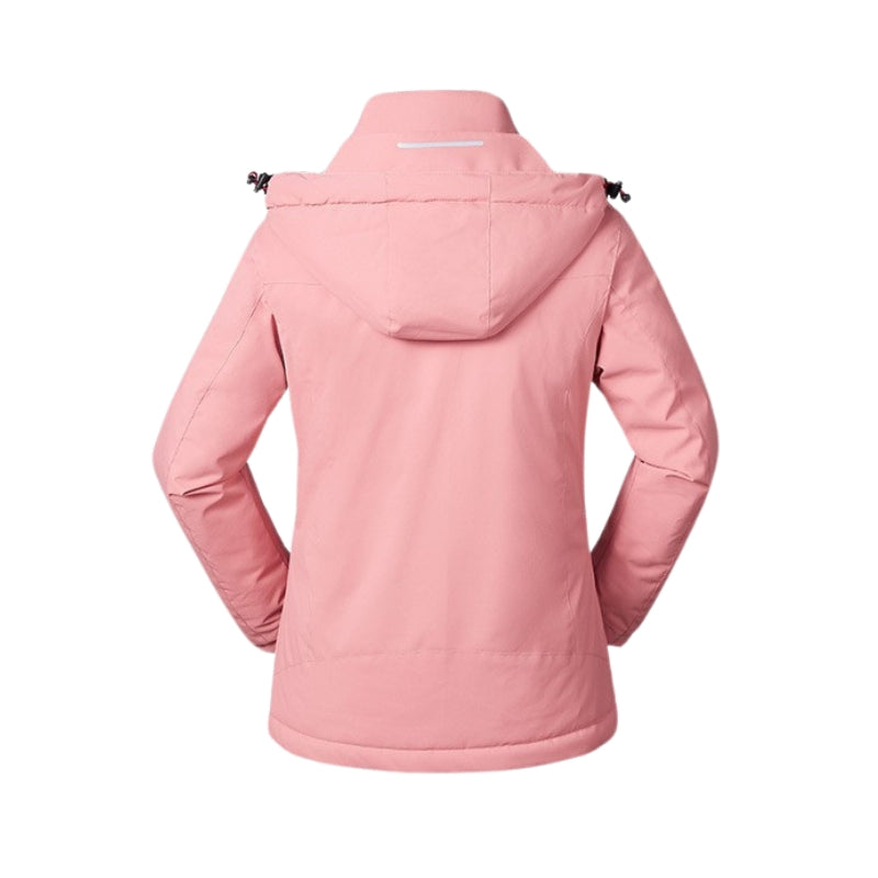 Women's Hooded Heated Jacket with USB Power & Pockets | Full Zip