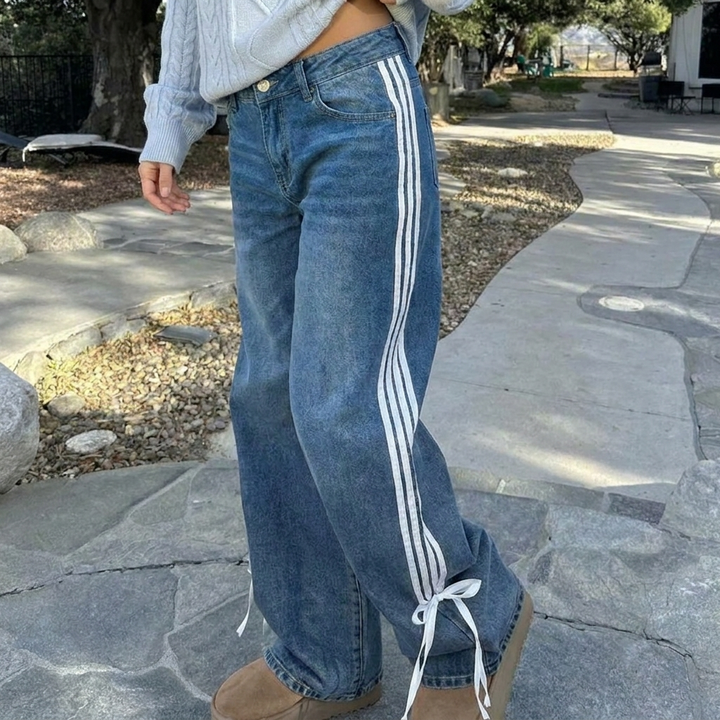 Women's Jeans Wide Leg Track | Baggy