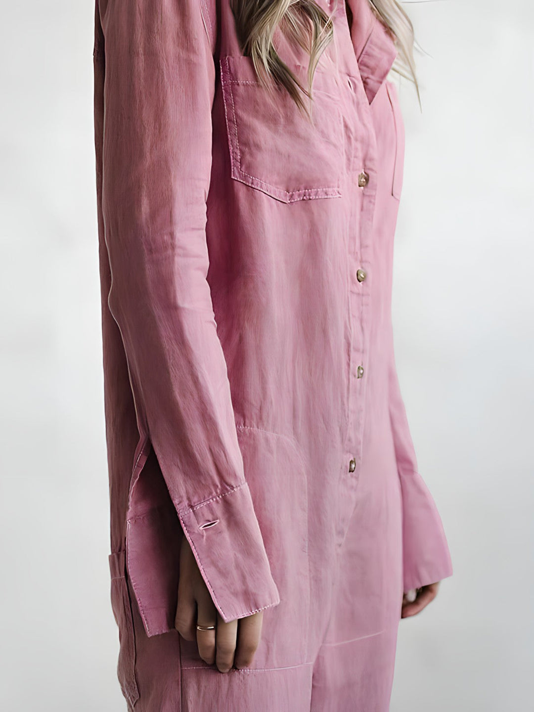 Women’s Jumpsuits with Collar & Button Front | Relaxed Fit