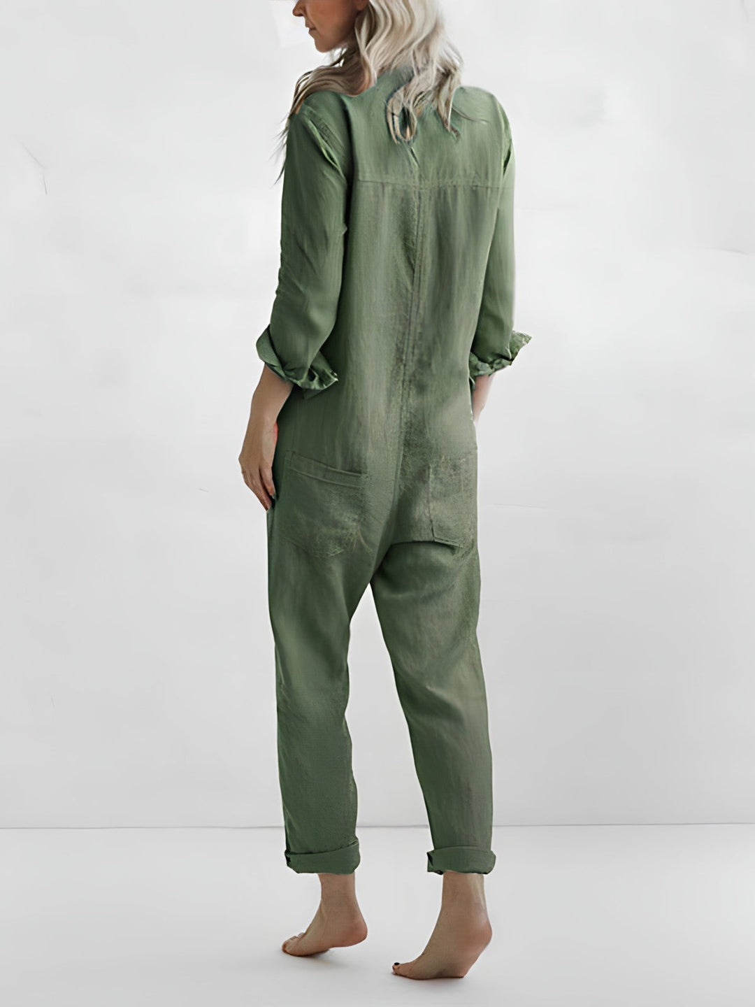 Women’s Jumpsuits with Collar & Button Front | Relaxed Fit