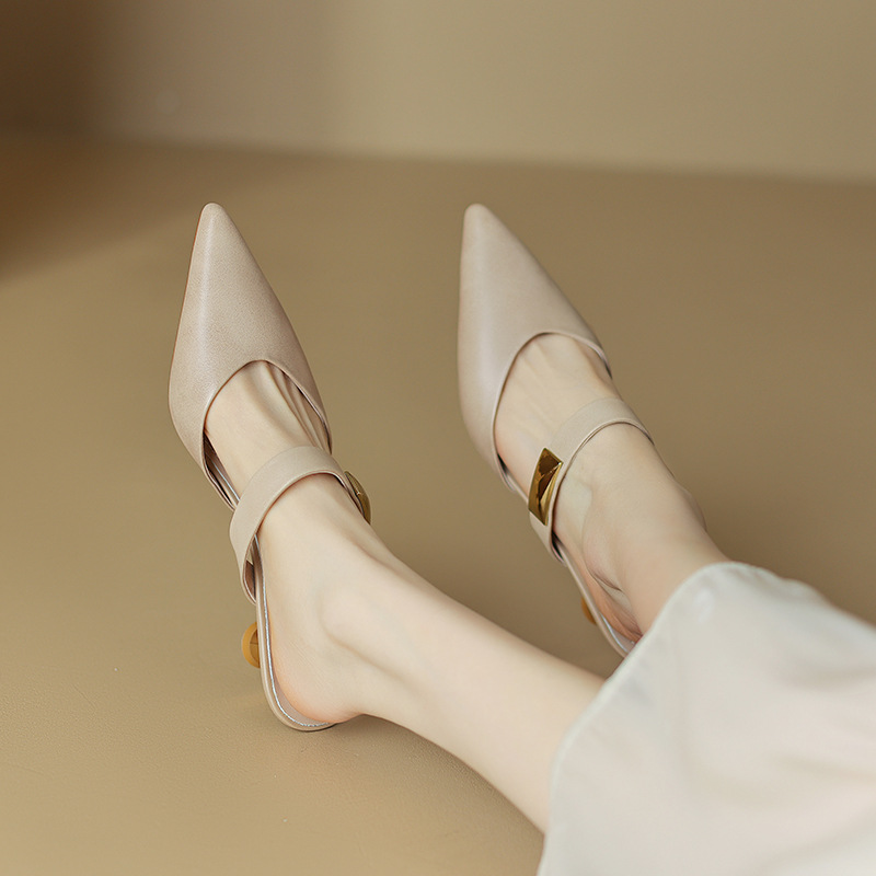 Women's Kitten Heels Slip-On Mules | Work