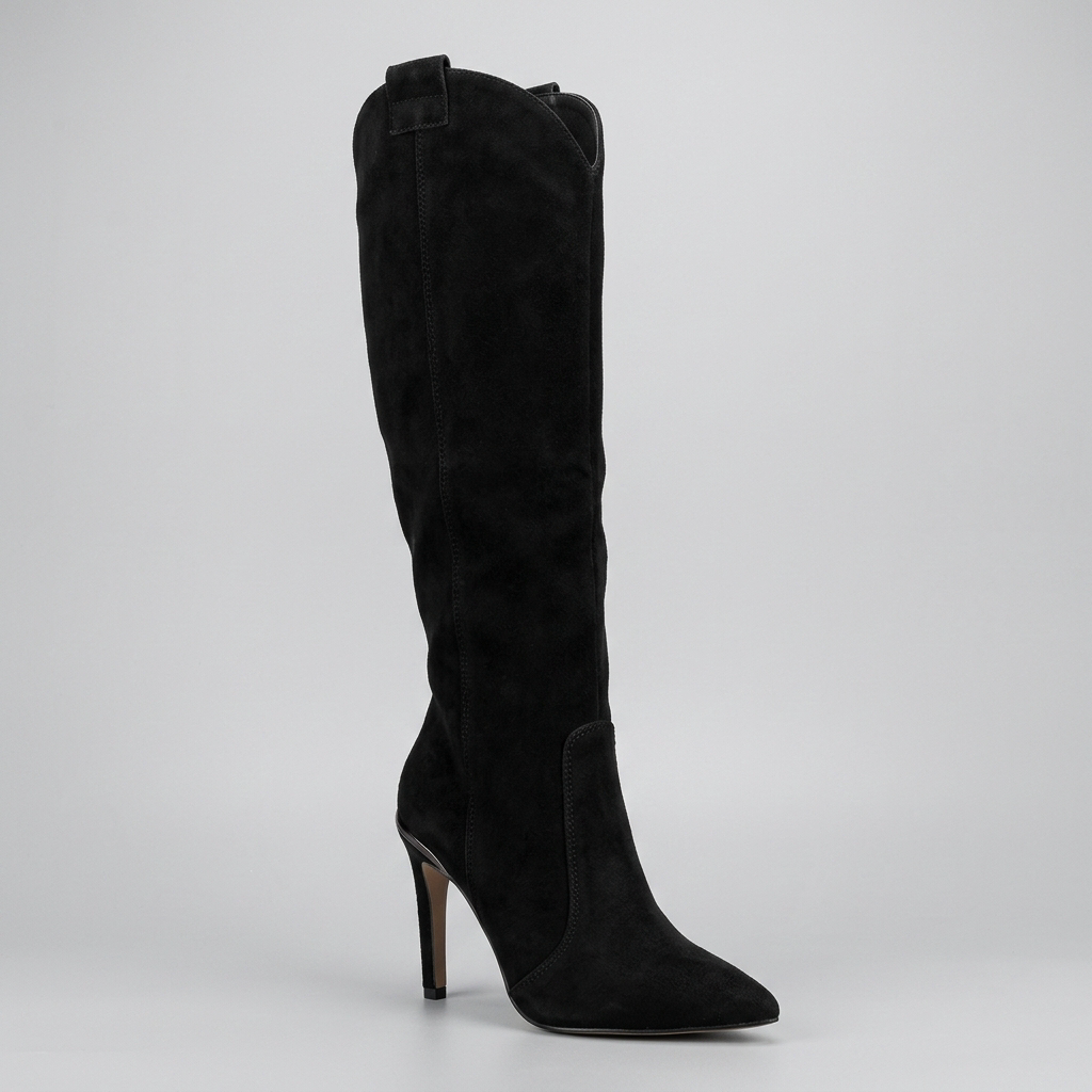 Women's Knee High Boots with Pointed Toe | Stiletto Heel