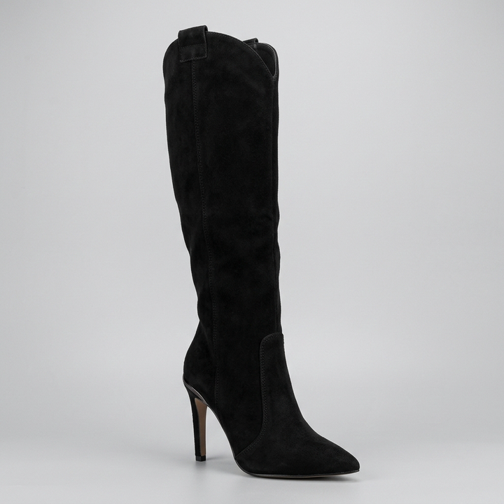 Women's Knee High Boots with Pointed Toe | Stiletto Heel