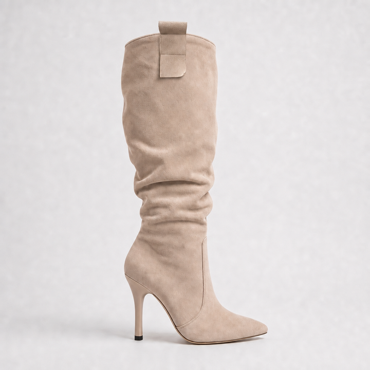 Women's Knee High Boots with Pointed Toe | Stiletto Heel