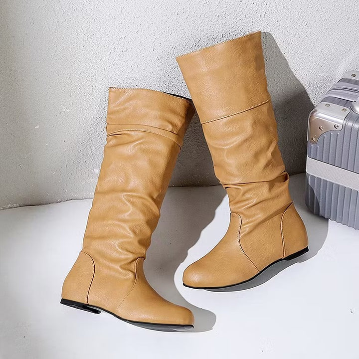 Women's Knee High Boots with Round Toe | Slouch