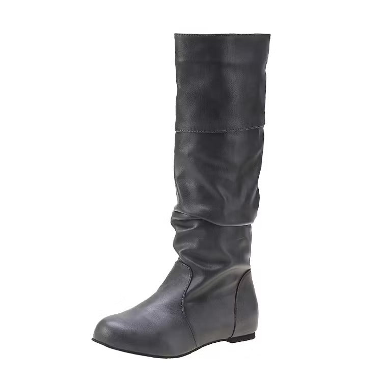 Women's Knee High Boots with Round Toe | Slouch