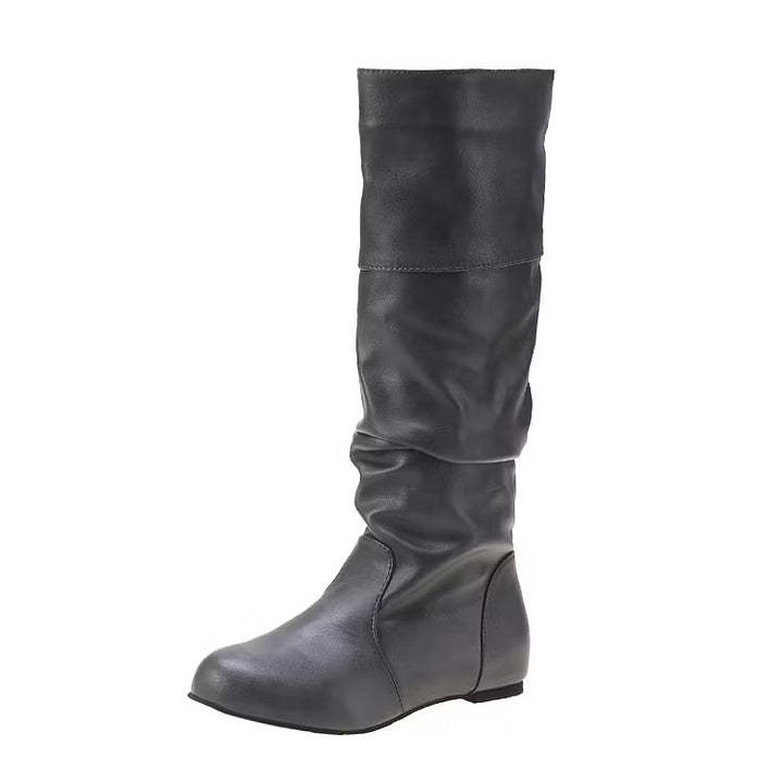 Women's Knee High Boots with Round Toe | Slouch