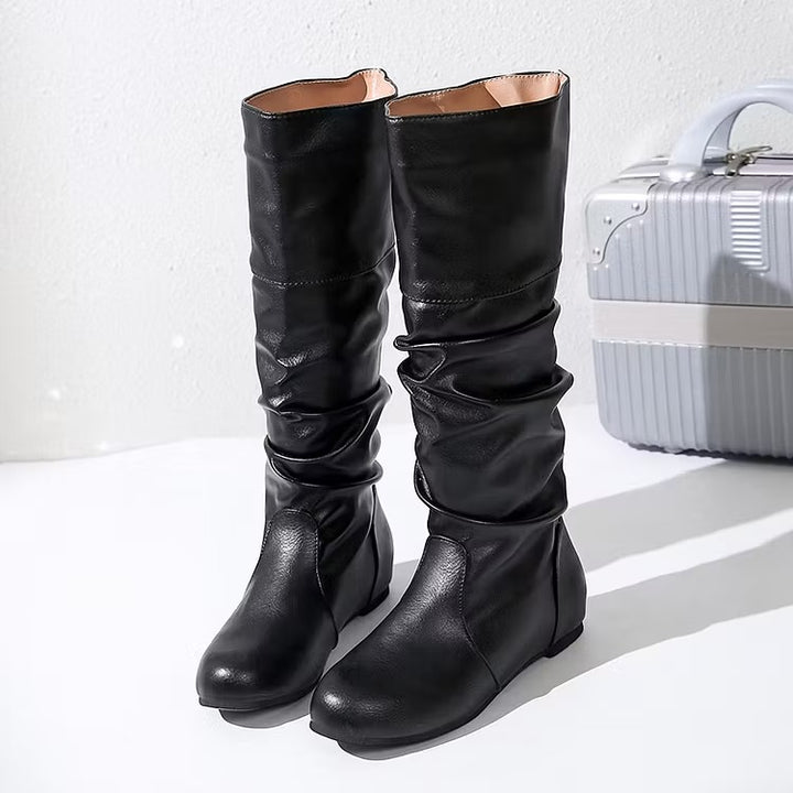 Women's Knee High Boots with Round Toe | Slouch