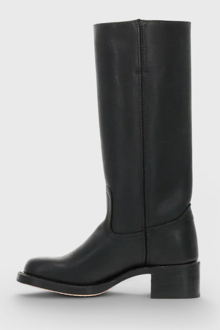Women's Knee High Boots with Stacked Heel | Cowgirl