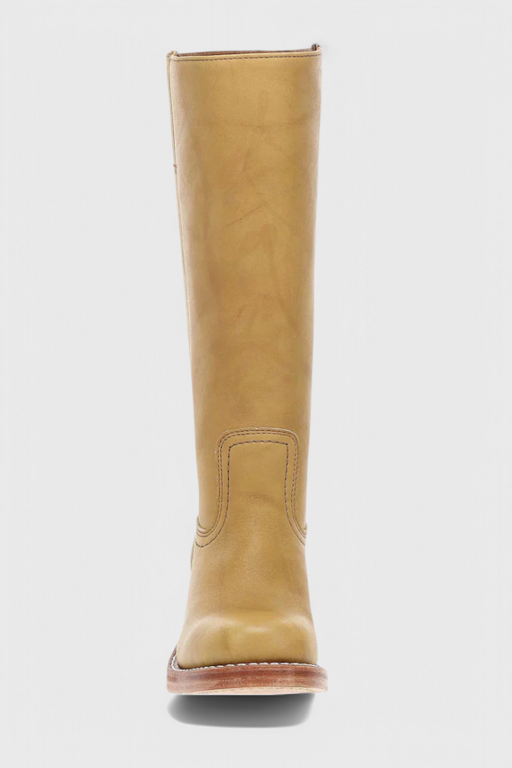 Women's Knee High Boots with Stacked Heel | Cowgirl