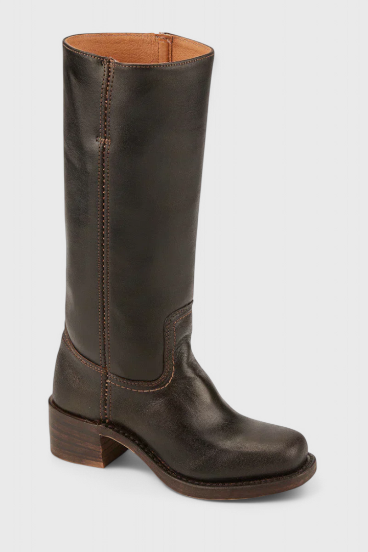Women's Knee High Boots with Stacked Heel | Cowgirl