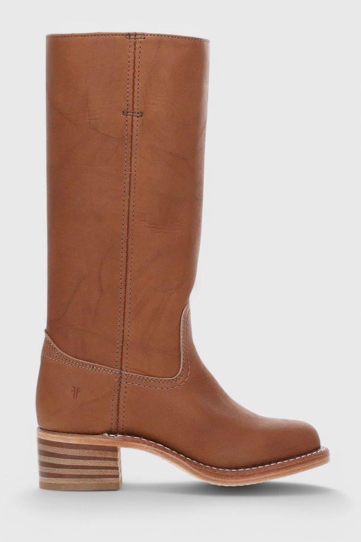 Women's Knee High Boots with Stacked Heel | Cowgirl