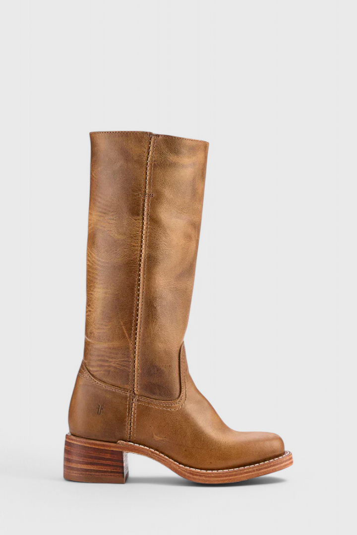Women's Knee High Boots with Stacked Heel | Cowgirl