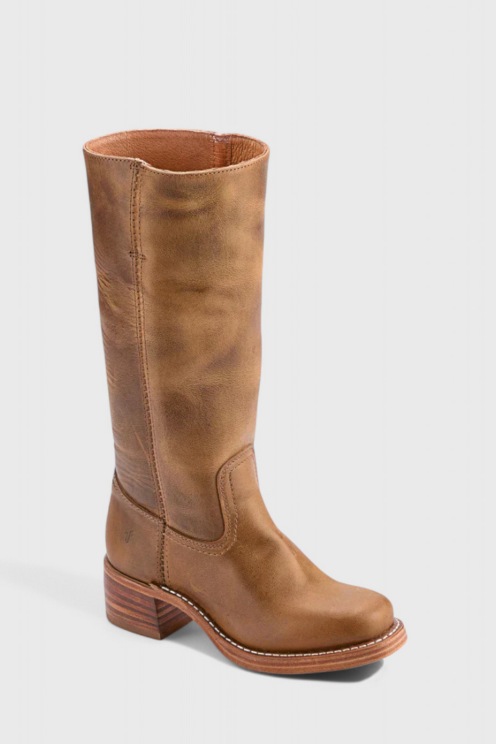 Women's Knee High Boots with Stacked Heel | Cowgirl