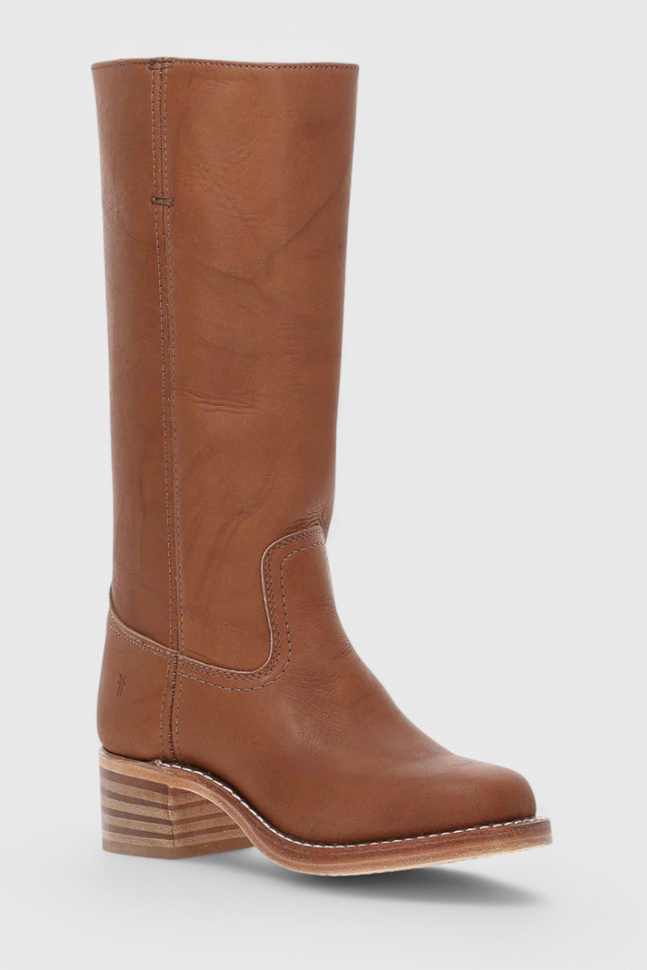 Women's Knee High Boots with Stacked Heel | Cowgirl