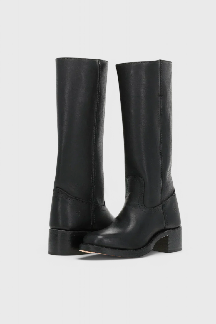 Women's Knee High Boots with Stacked Heel | Cowgirl