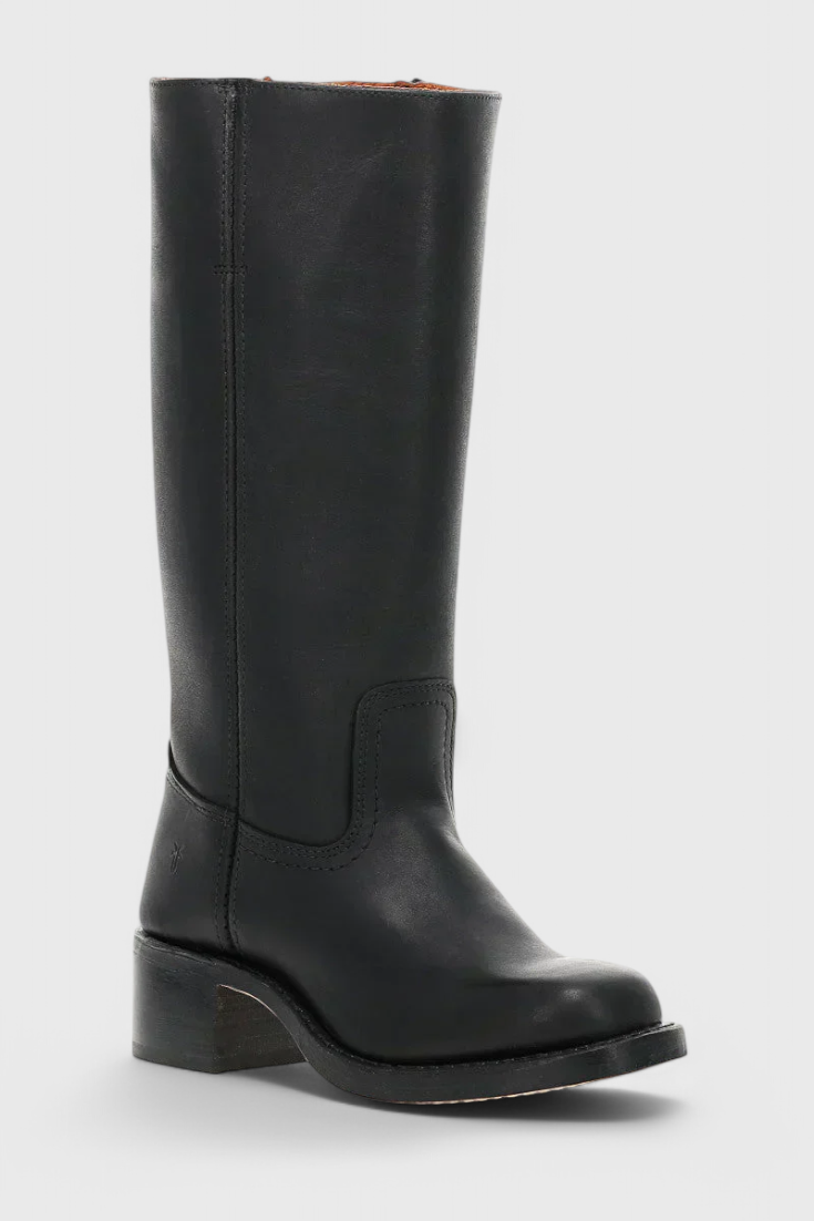 Women's Knee High Boots with Stacked Heel | Cowgirl