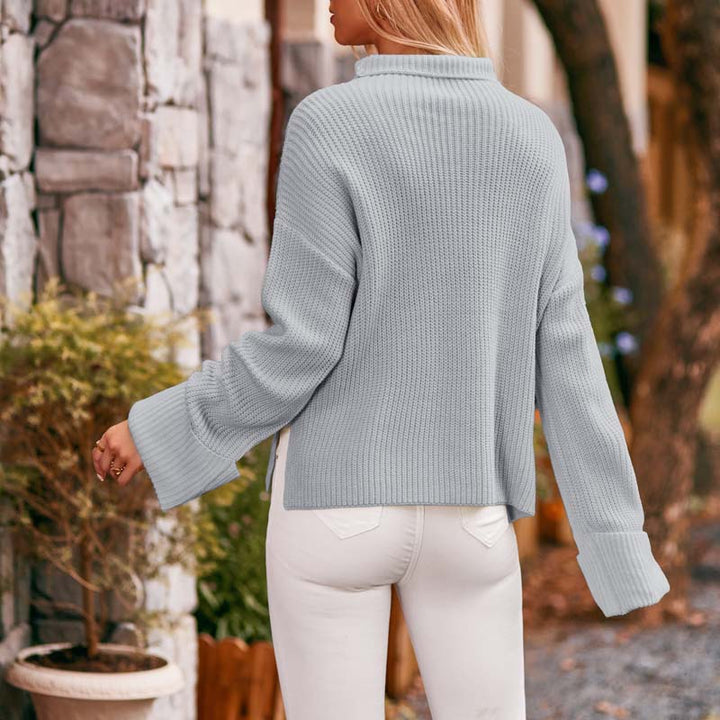 Women's Knit Sweater with Drop Shoulder | Oversized