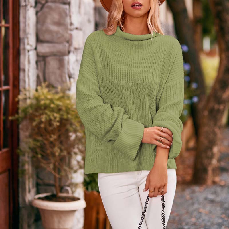 Women's Knit Sweater with Drop Shoulder | Oversized