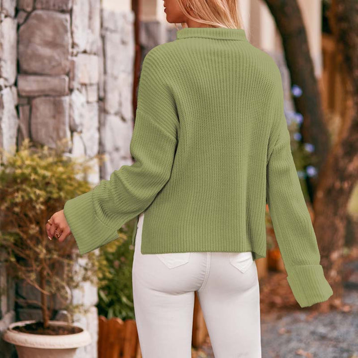 Women's Knit Sweater with Drop Shoulder | Oversized