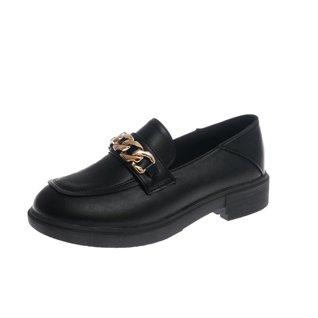 Women’s Loafers with Chain Detail & Chunky Sole | Slip On