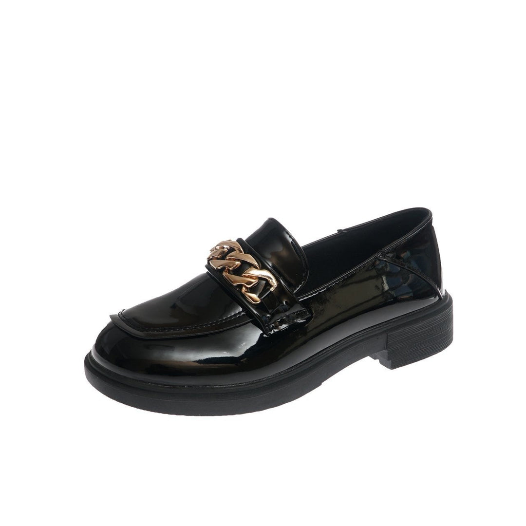 Women’s Loafers with Chain Detail & Chunky Sole | Slip On