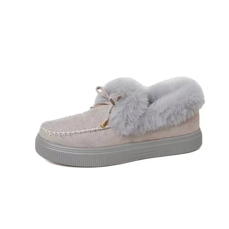 Women's Loafers with Fluffy Lining | Platform Sole