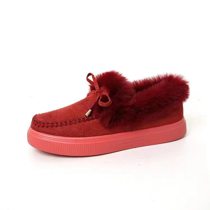 Women's Loafers with Fluffy Lining | Platform Sole