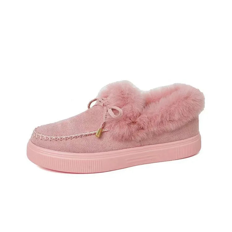 Women's Loafers with Fluffy Lining | Platform Sole
