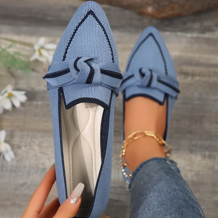 Women's Loafers with Knot Detail | Pointed Toe