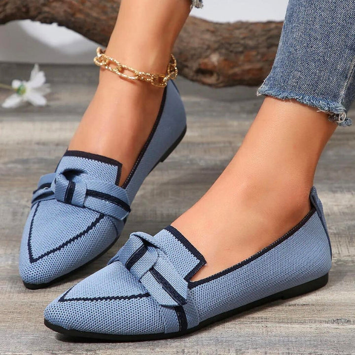 Women's Loafers with Knot Detail | Pointed Toe