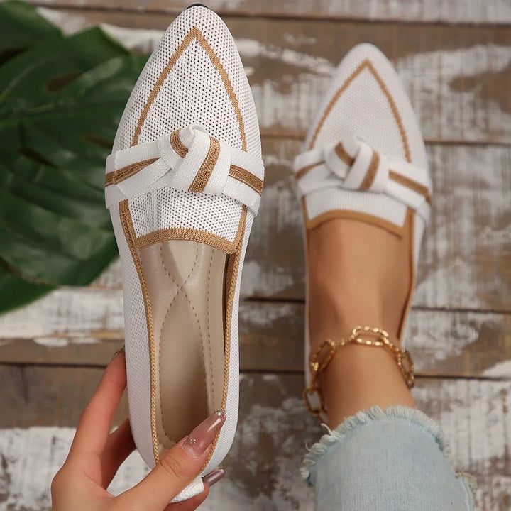 Women's Loafers with Knot Detail | Pointed Toe