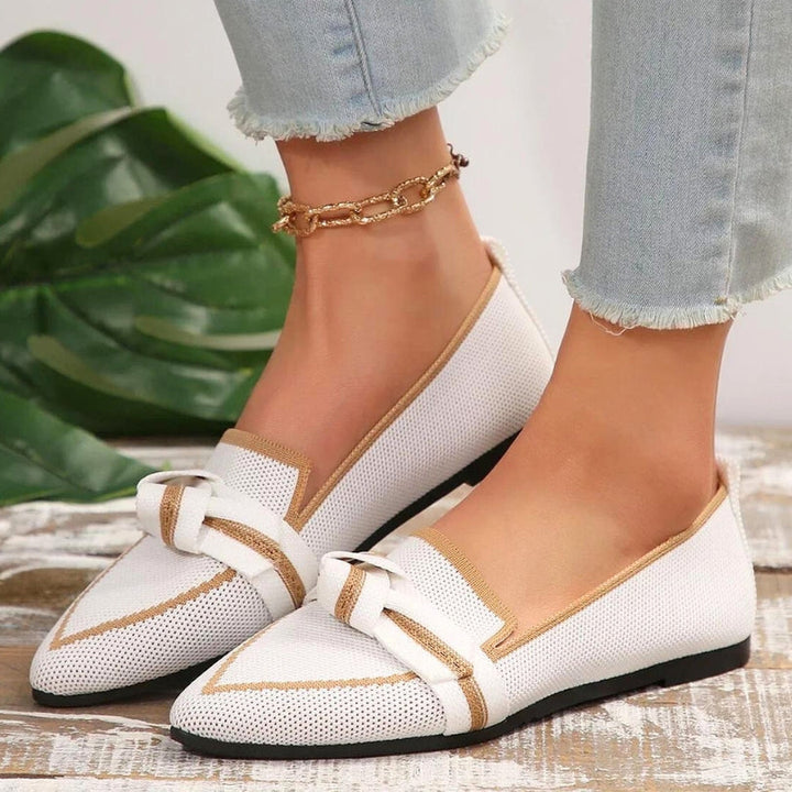 Women's Loafers with Knot Detail | Pointed Toe