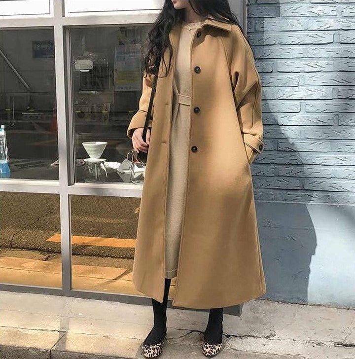 Women's Long Belted Trench Coat | Oversized