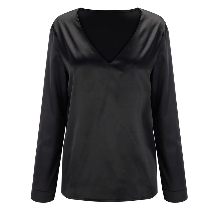 Women's Long Sleeve Tops with V-Neck | Work