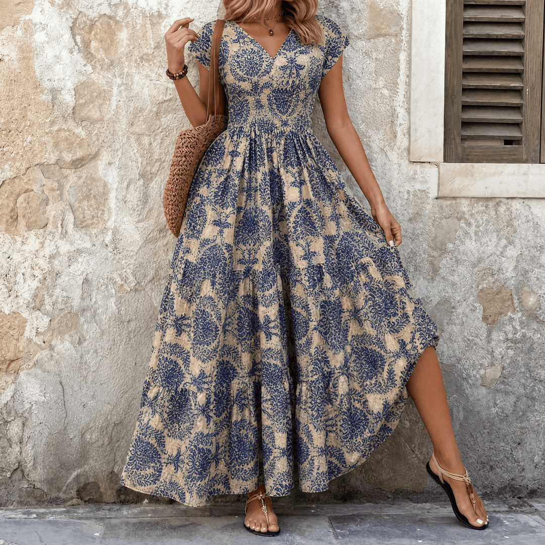 Women's Maxi Dress Smocked Waist | Boho