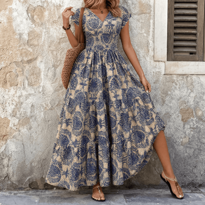 Women's Maxi Dress Smocked Waist | Boho