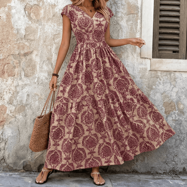 Women's Maxi Dress Smocked Waist | Boho