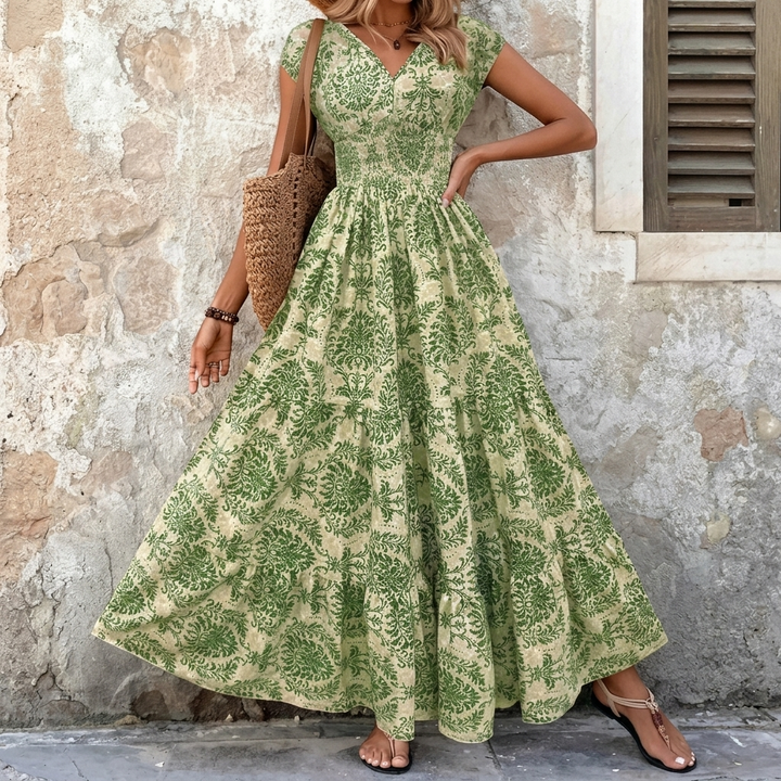 Women's Maxi Dress Smocked Waist | Boho