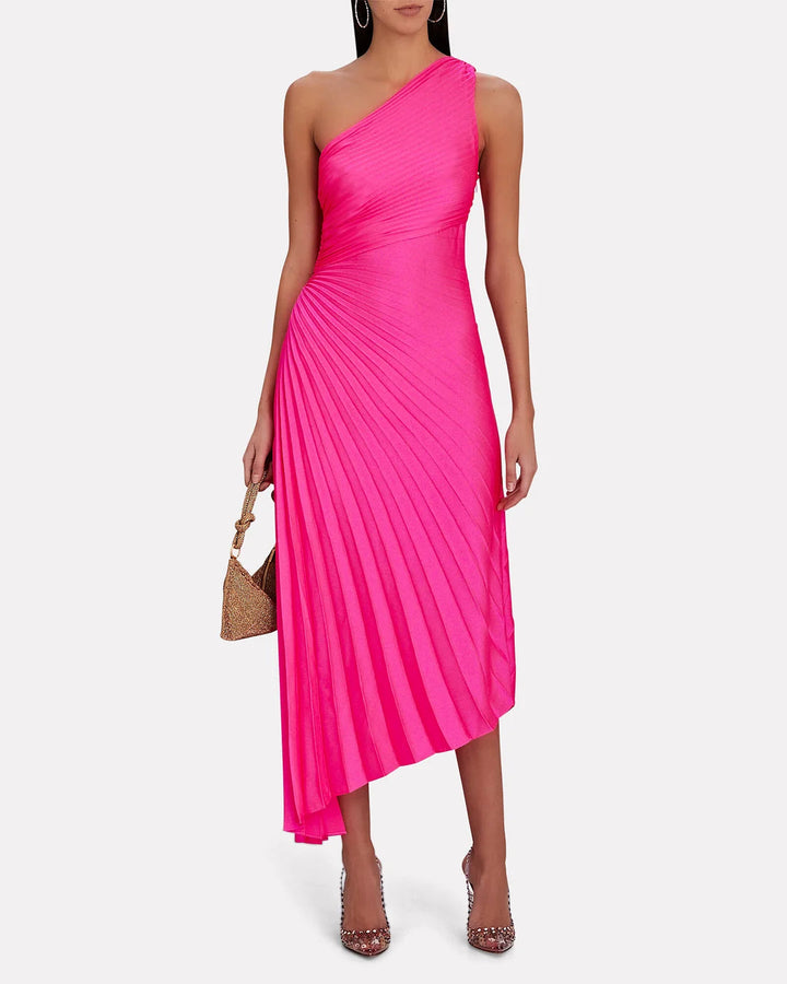 Women's Maxi Dress with Cutout | One Shoulder