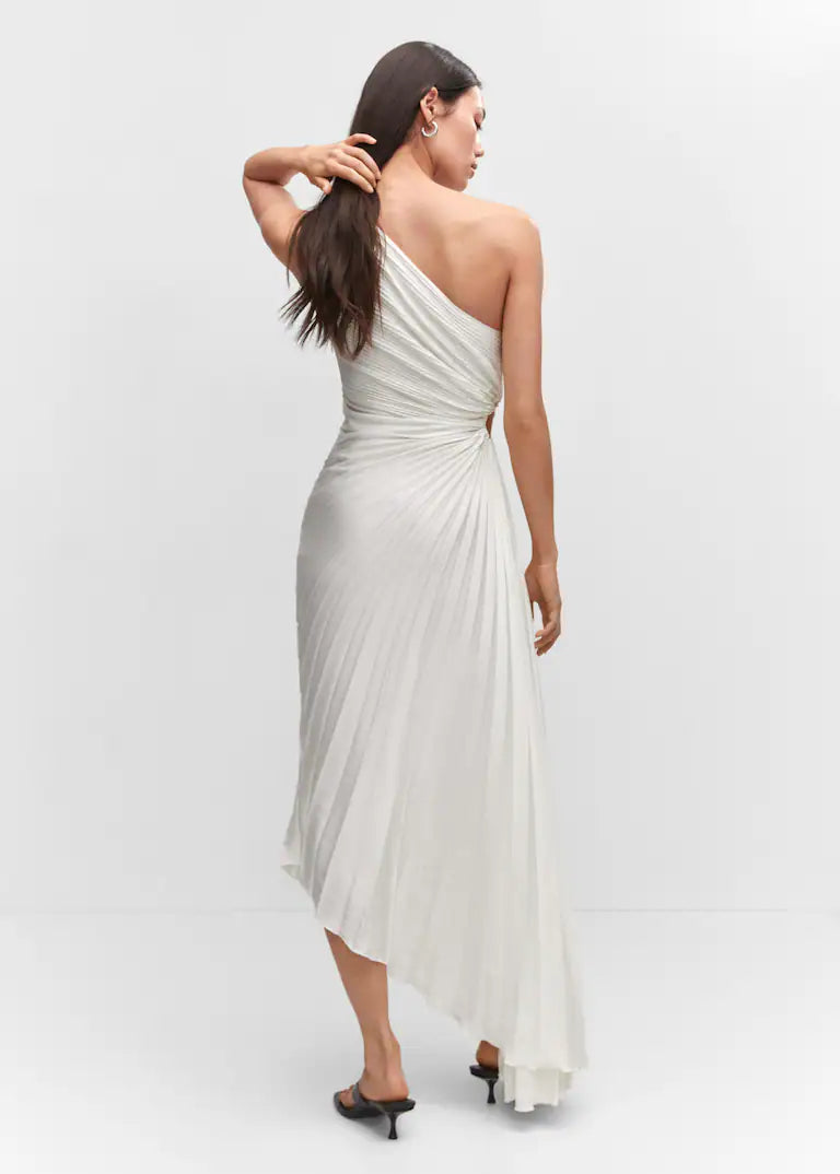 Women's Maxi Dress with Cutout | One Shoulder