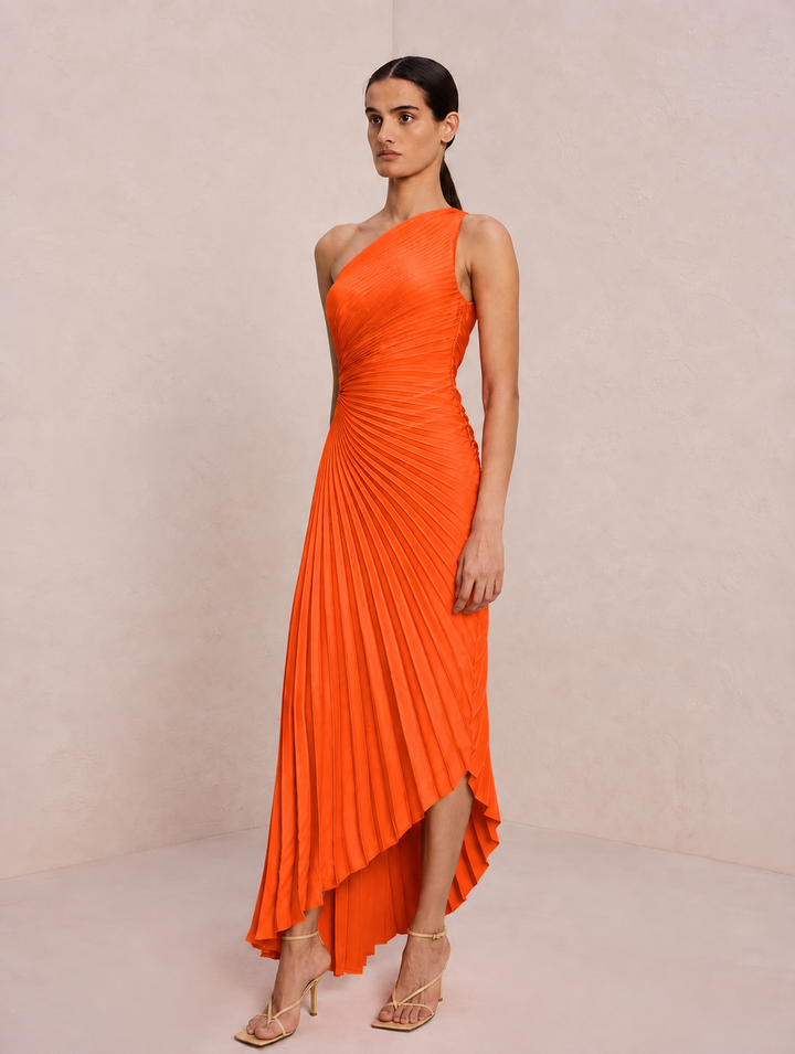 Women's Maxi Dress with Cutout | One Shoulder