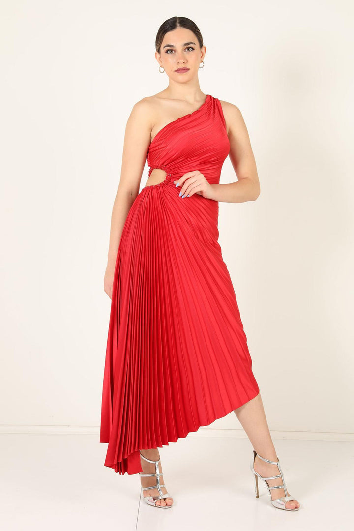 Women's Maxi Dress with Cutout | One Shoulder