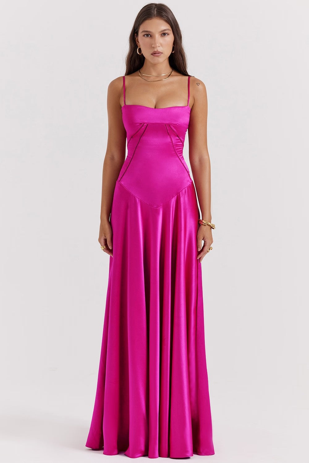 Women's Maxi Dress with Spaghetti Strap | Slip Style