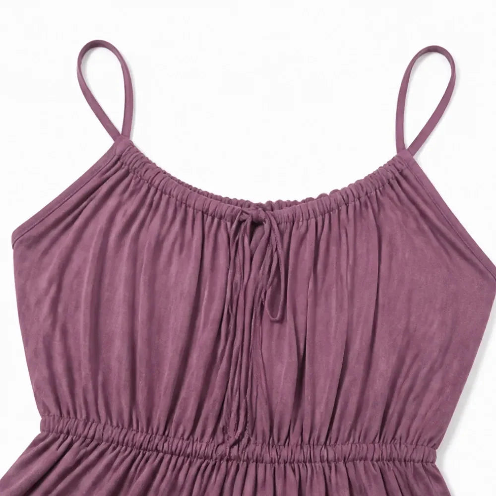 Women's Maxi Dress with Tie Straps | Backless
