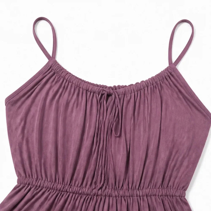 Women's Maxi Dress with Tie Straps | Backless