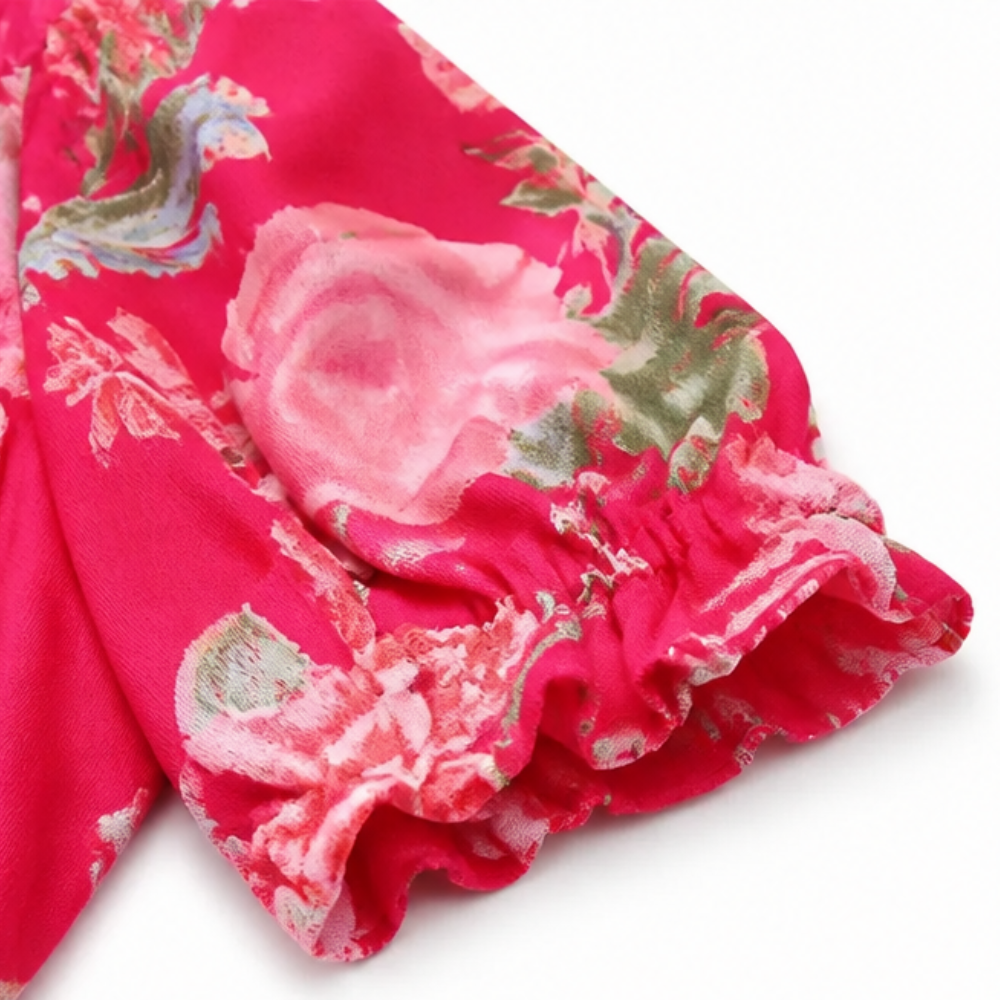 Women's Maxi Dress with V-Neck | Floral