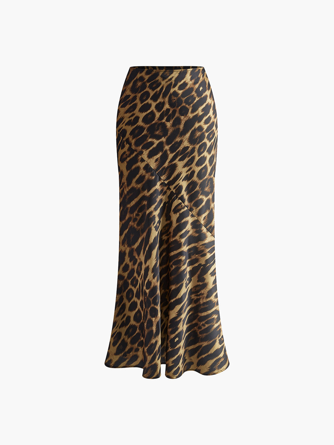 Women's Maxi Skirt with Leopard Print | Bodycon